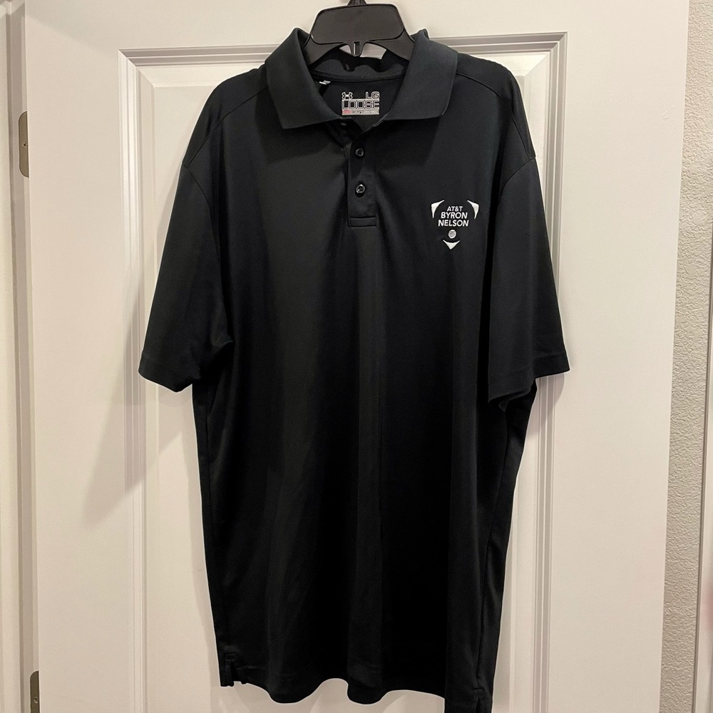 Under Armour Byron Nelson Golf Polo Shirt L. -inv #10